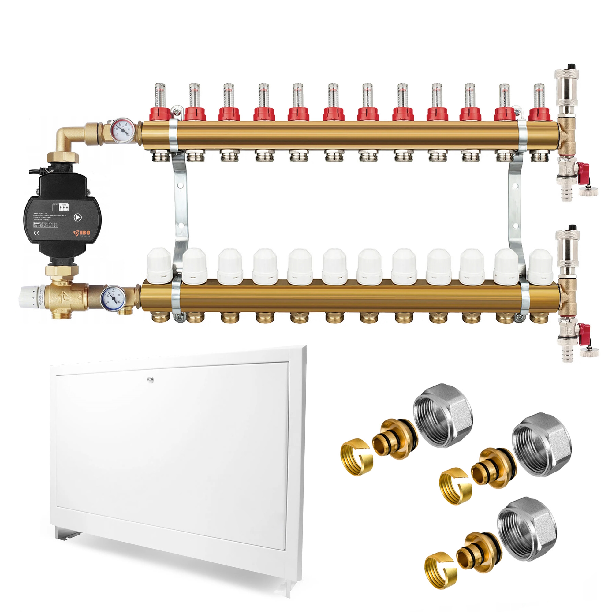 Orbit WaterMaster Collettore Irrigazione Preassemblato Con 4 Valvole – Easy Wire – Installazione Senza Attrezzi – Espandibile
